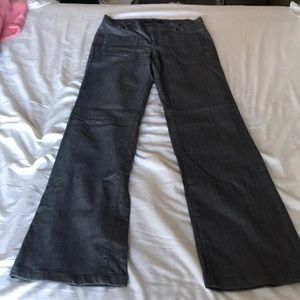 Gray wide leg trousers - professional